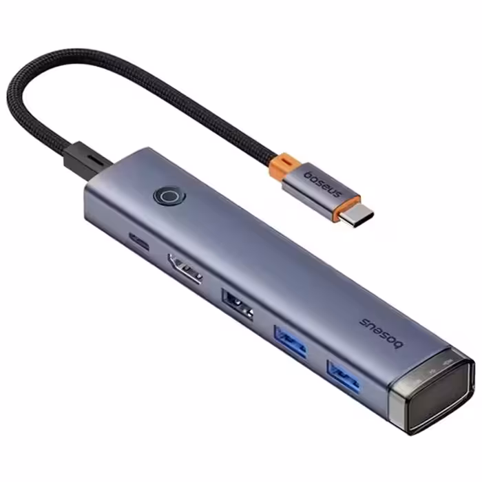 هاب 6 پورت USB-C بیسوس مدل BS-OH166 UltraJoy