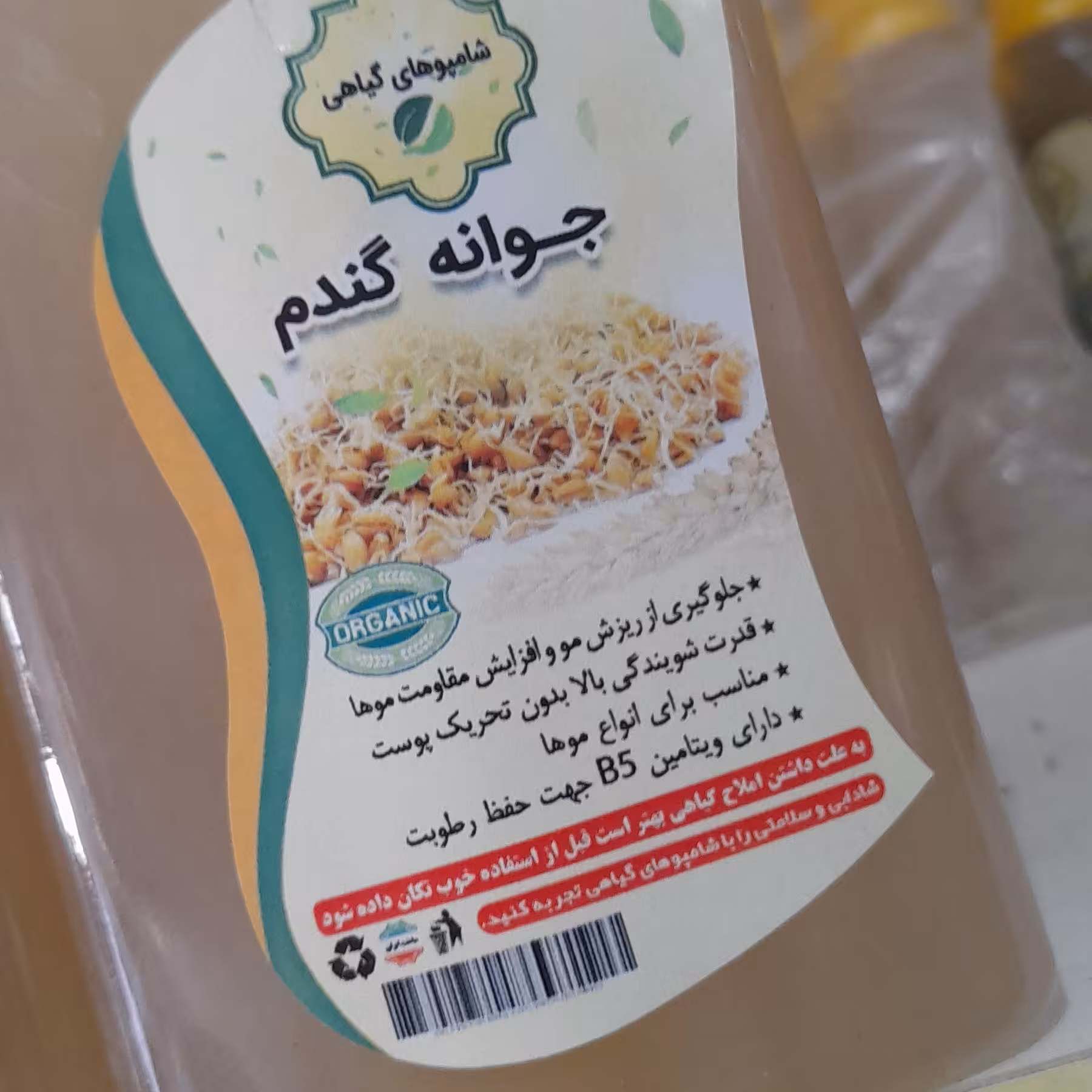 شامپو جوانه گندم طبیعی (طب اسلامی)