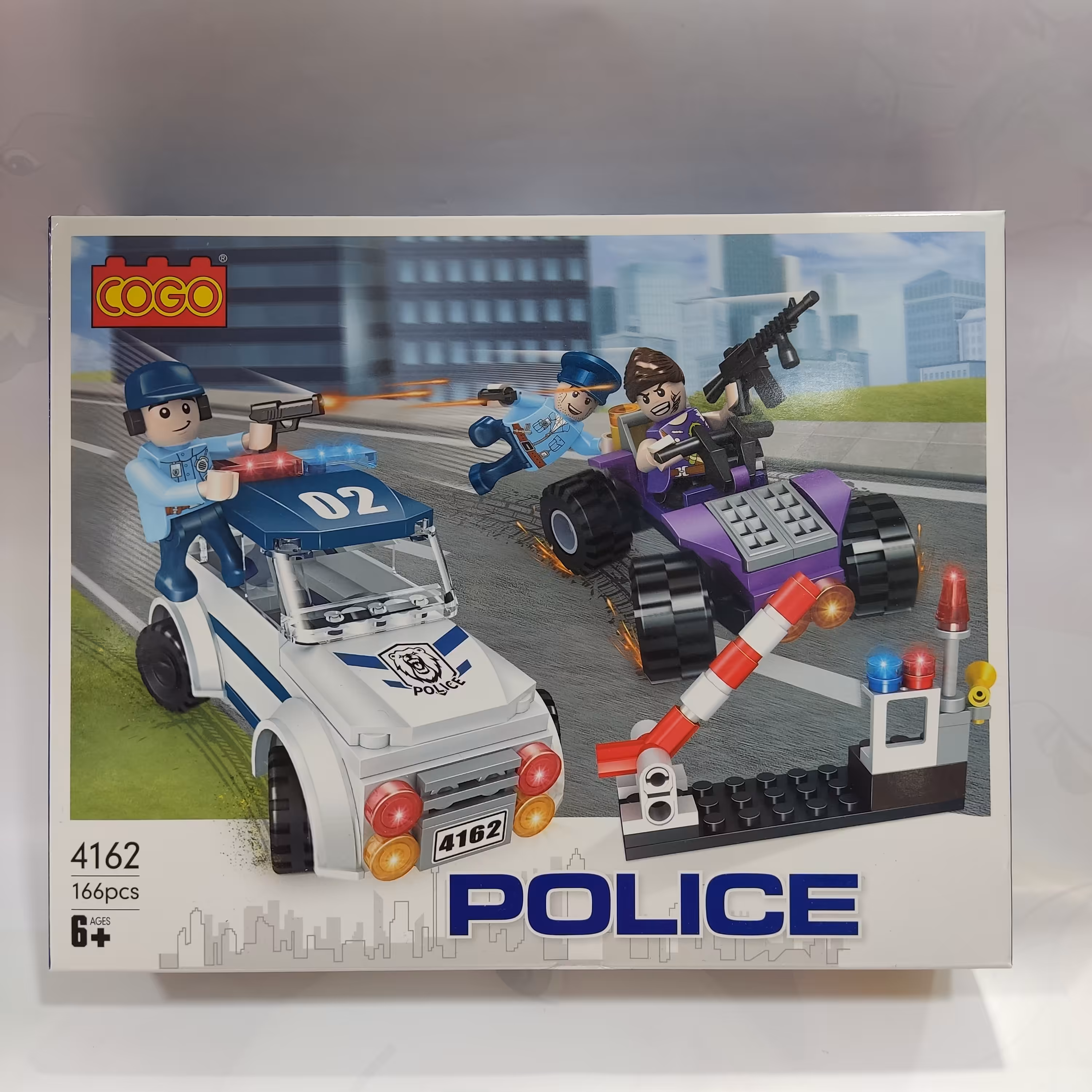 اسباب بازی لگو دزد و پلیس همراه 3 آدمک 166 قطعه