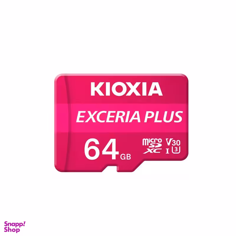 کارت حافظه‌ microSDXC کیوکسیا مدل EXCERIA PLUS کلاس 10 استاندارد U3 سرعت 100MBps ظرفیت 64 گیگابایت