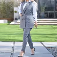 سه تیکه شومیز شلوار و وست جدید رسید 