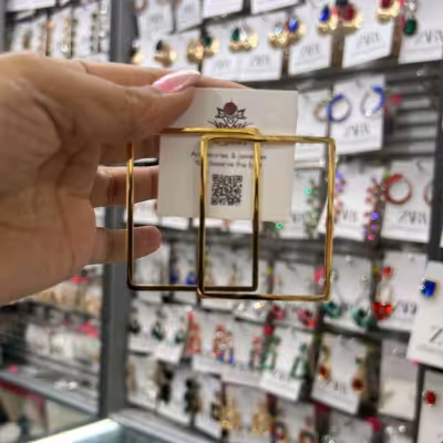 گوشواره هندسی زنانه