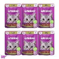 پوچ گربه ویسکاس مدل Lamb وزن 85 گرم مجموعه 6 عددی
