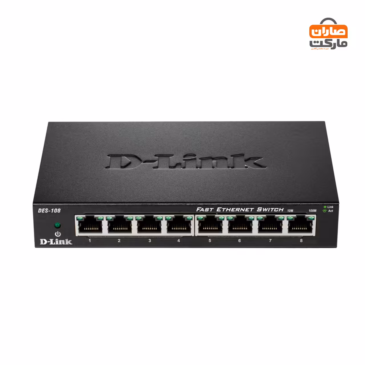 سوئیچ 8 پورت غیر مدیریتی دی لینک مدل DES-108
