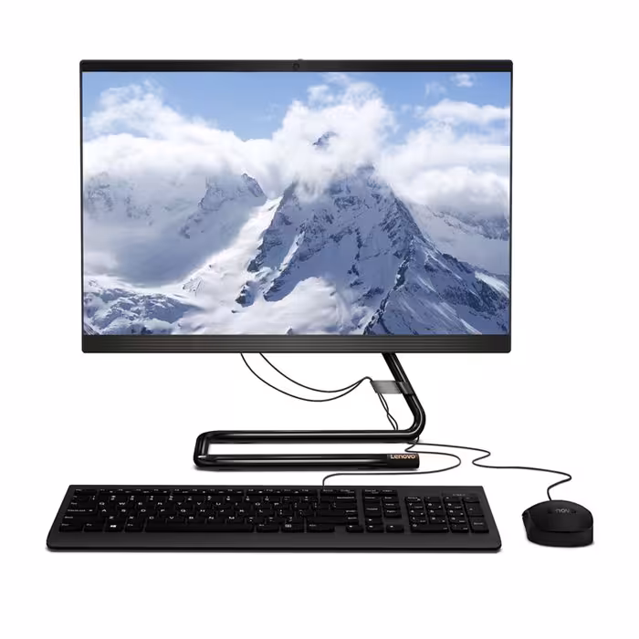 آل این وان لنوو A340 I5(9400) 4 1T INTEL non TOUCH 22&quot; w&amp;b