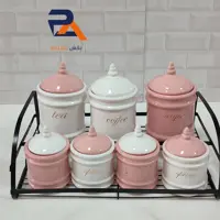 پاسماوری استنددار فلورانس صورتی وسفید استند فلزی باکیفیت طراحی زیبا وخاص 