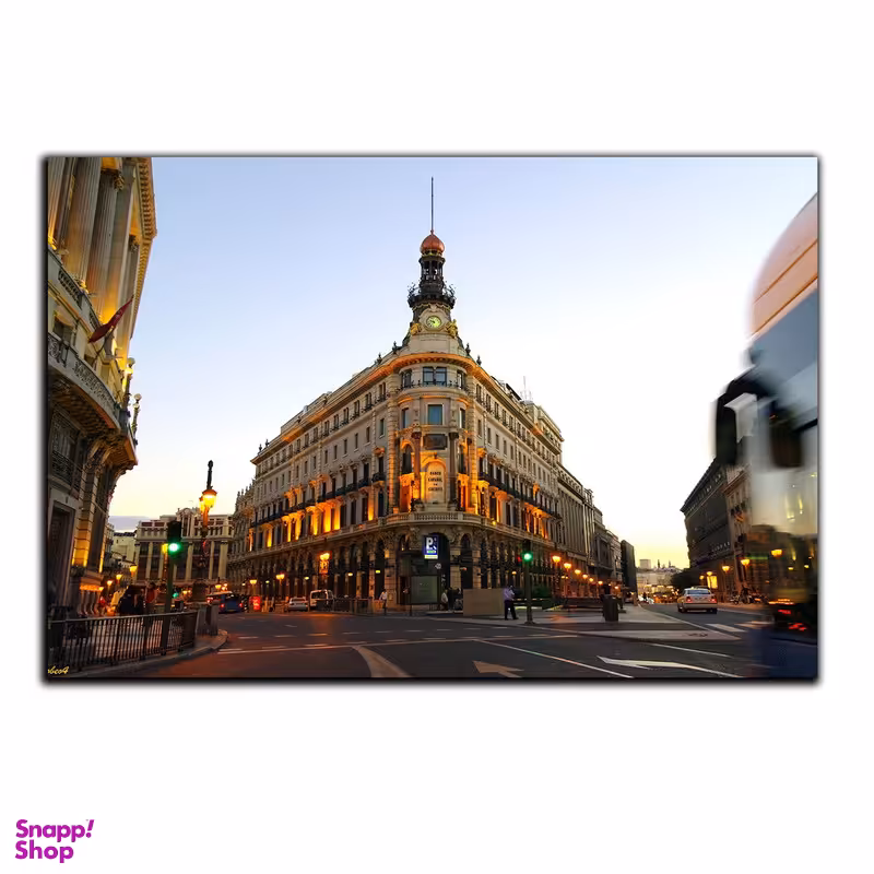 تابلو شاسی بکلیت طرح منظره شهر مادرید مدل SH-569