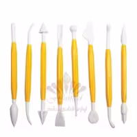 ابزار فوندانت 8 عددی زرد 