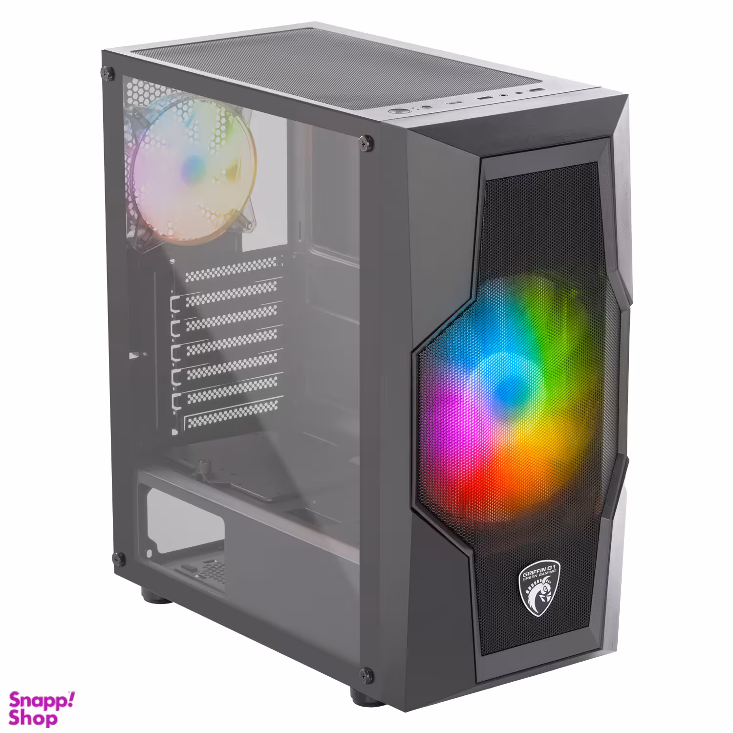 کیس گیمینگ گرین (Green) مدل Griffin G1