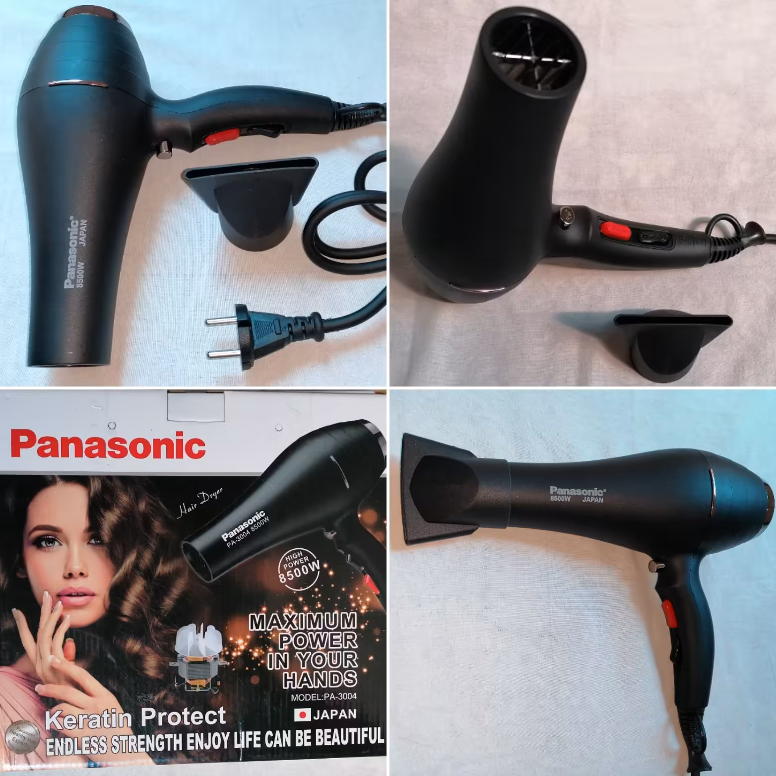 سشوار ژاپنی اصل panasonic پاناسونیک اصل 8500w ژاپنی (حرفه ای)(made in japan)
