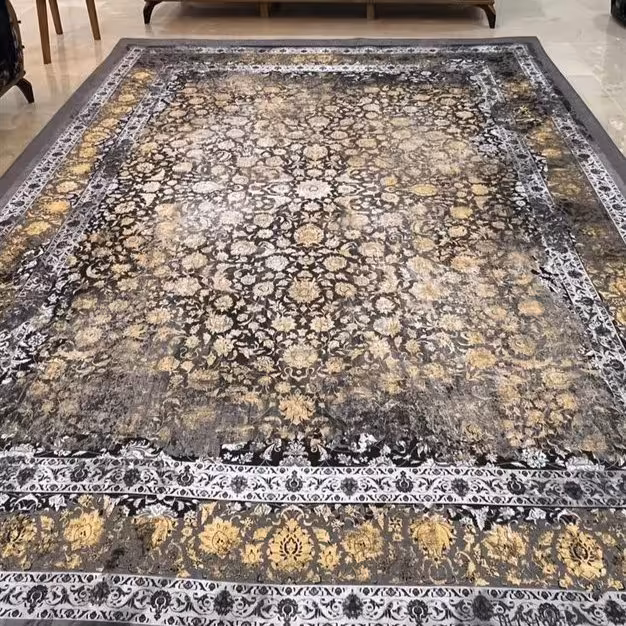 کاور فرش کشدار  کد rh161410 طرح سنتی بسیار بسیار  زیبا و عالی و با کیفیت عالی 9 متر ی (تنوع سایز قابل سفارش)