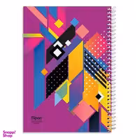 دفتر 100 برگ وزیری سیمی کلاسیک طرح 1265 الیپون (Elipon) کد 2371265