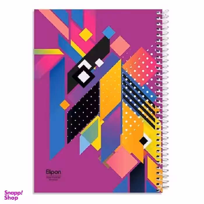 دفتر 100 برگ وزیری سیمی کلاسیک طرح 1265 الیپون (Elipon) کد 2371265