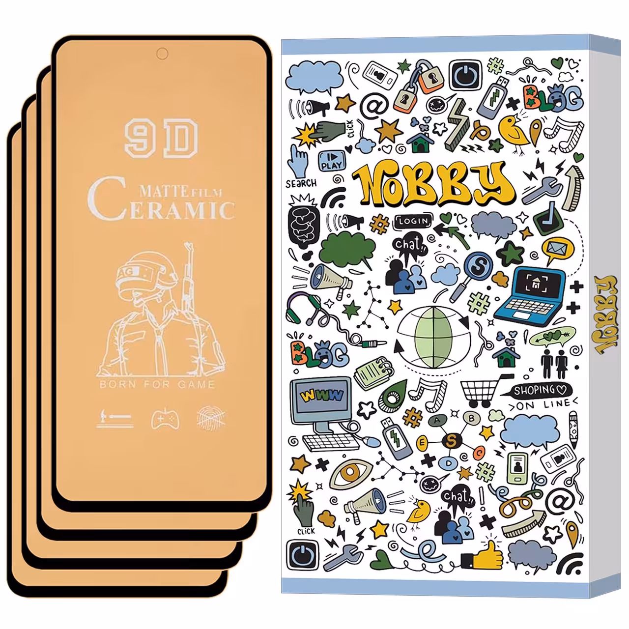 گلس سرامیکی مات مناسب برای گوشی موبایل شیائومی Civi 1S پک 4 عددی