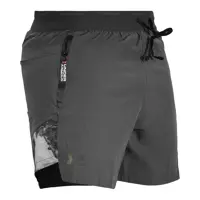 شلوارک ورزشی مردانه آندر آرمور مدل Heat Gear-20614 طوسی