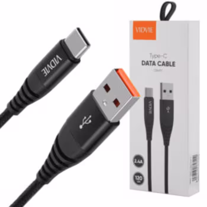 کابل شارژ تایپ سی vidvie مدل cb491t