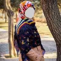 روسری نخی چهار فصل  برند سالینو  قواره 140  دور ریش  