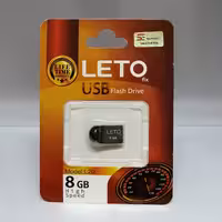 فلش LETO مدل L20 حافظه 8 گیگابایت گارانتی مادام العمر 
