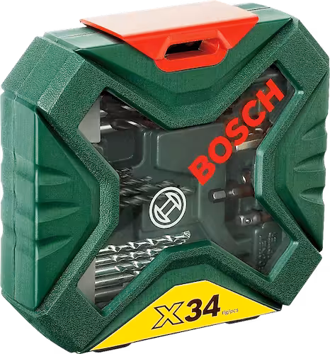 مجموعه 34 عددي ابزار سرمته بوش مدل 2607010608 X-LINE