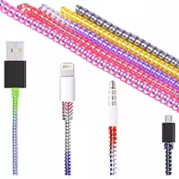 محافظ کابل شارژر گوشی موبایل اندروید و آیفون مجموعه دو عددی