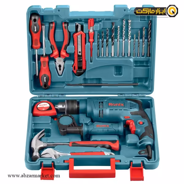 کیت دریل چکشی رونیکس مدل RS-0001