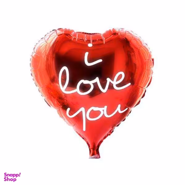 بادکنک فویلی مدل I Love سایز 120