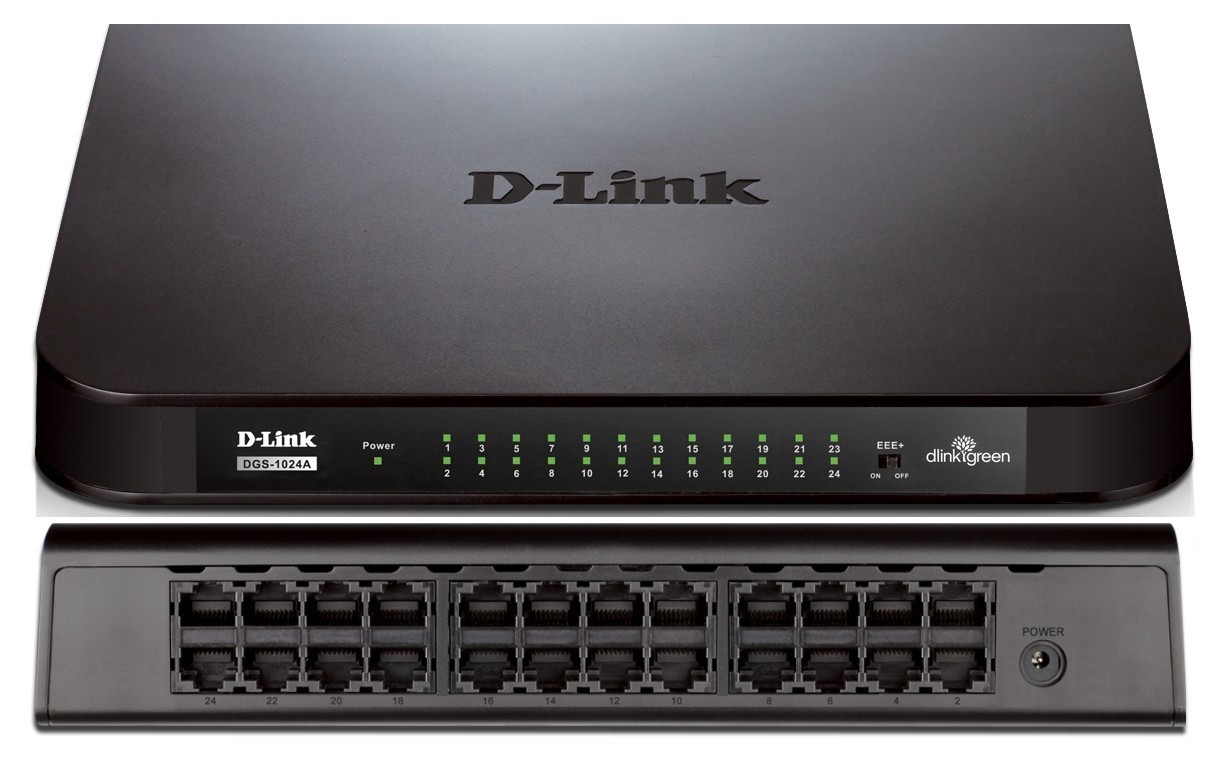 سوئیچ شبکه 24 پورت گیگابیت دی لینک DGS-1024A