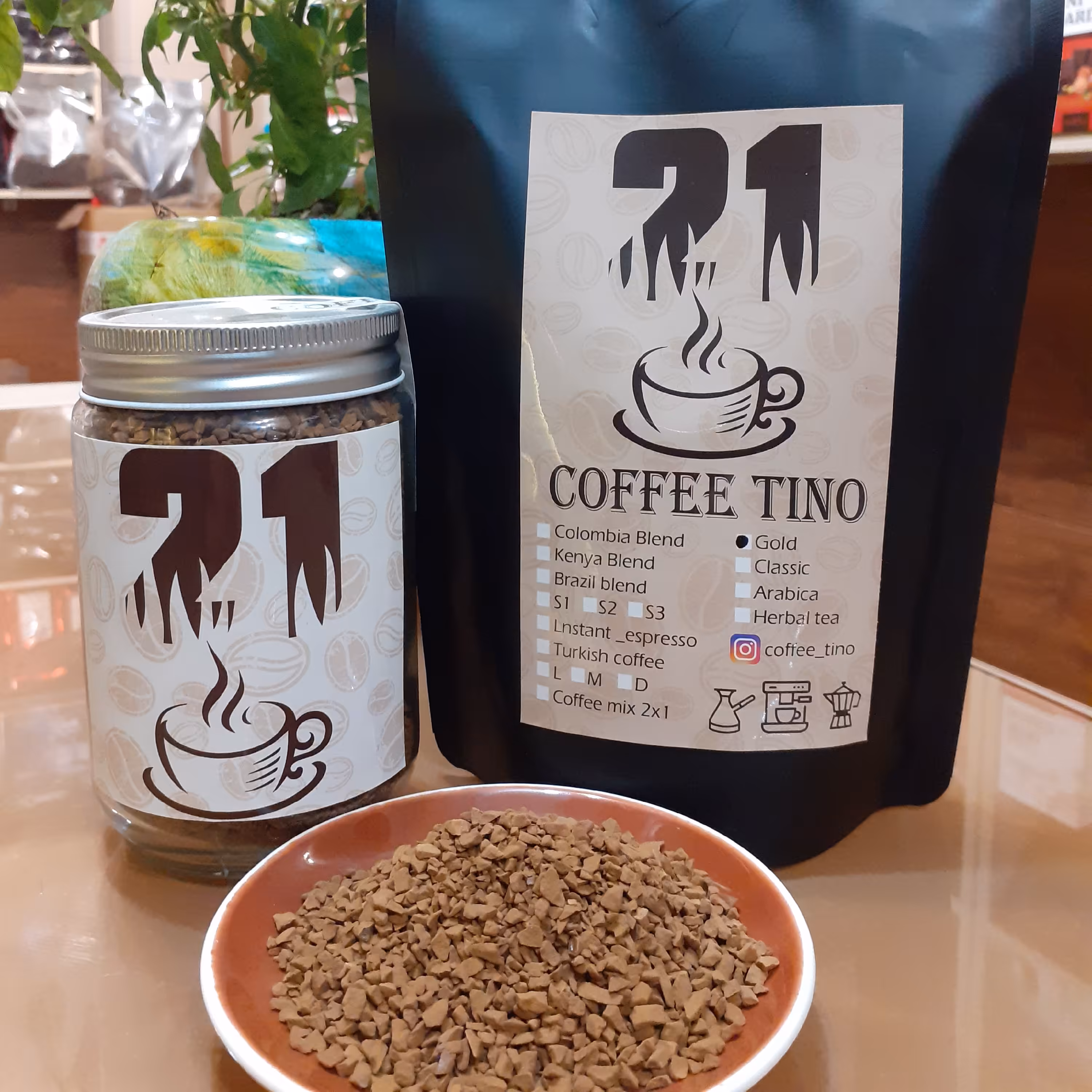 قهوه فوری گلد برزیل  ( ارسال رایگان )