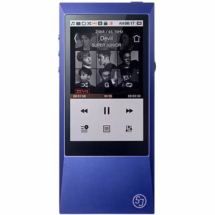 موزیک پلیر حرفه ای Astell&amp;Kern استل اند کرن و آمپ هدفون Super Junior x AK Jr - Hiapple.ir