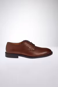 لوفر آبی مردانه کفش های چرمی اورجینال MANGO Man