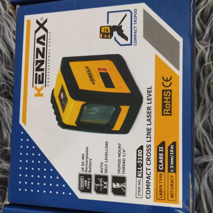 تراز لیزری 2خط قرمز شارژی کنزاکس مدل 3180