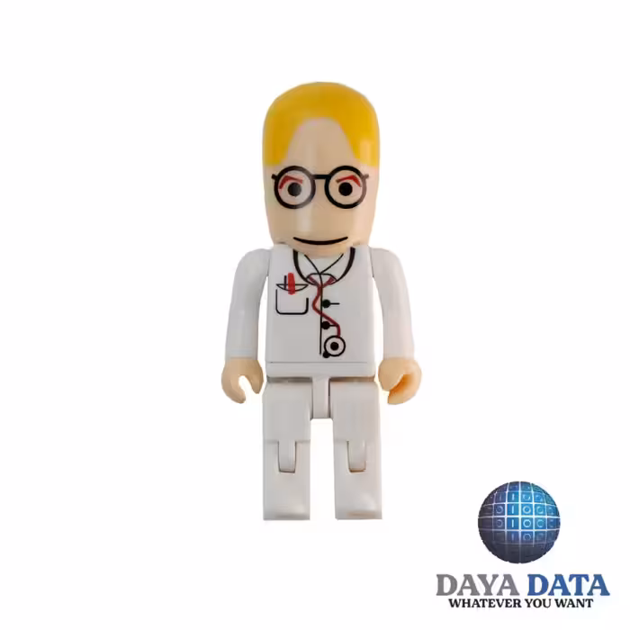 فلش مموری فانتزی  دایا  دیتا طرح جراح  مدلPF1097-47 ظرفیت64GB -USB2  رنگ  سفید