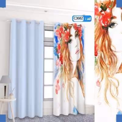 پرده تصویری طرح میلا