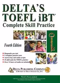 کتاب تافل IBT دلتا Delta’s TOEFL IBT 4th edition