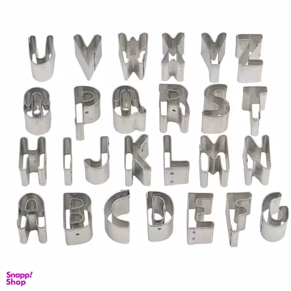 کاتر حروف کوکی کد 1019 بسته 26 عددی