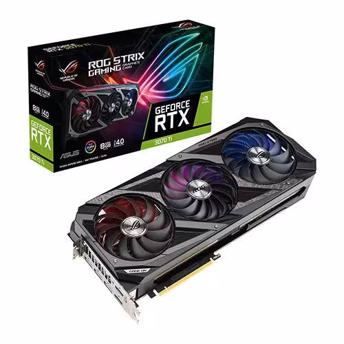 کارت گرافیک  ایسوس مدل ROG-STRIX-RTX3070TI-8G-GAMING با حافظه 8 گیگابایت