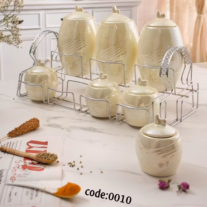 پاسماوری 8 پارچه برند هرمس کد 0010 کرم صدفی