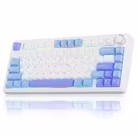 خرید کیبورد AULA F75 Blue-purple با بهترین قیمت