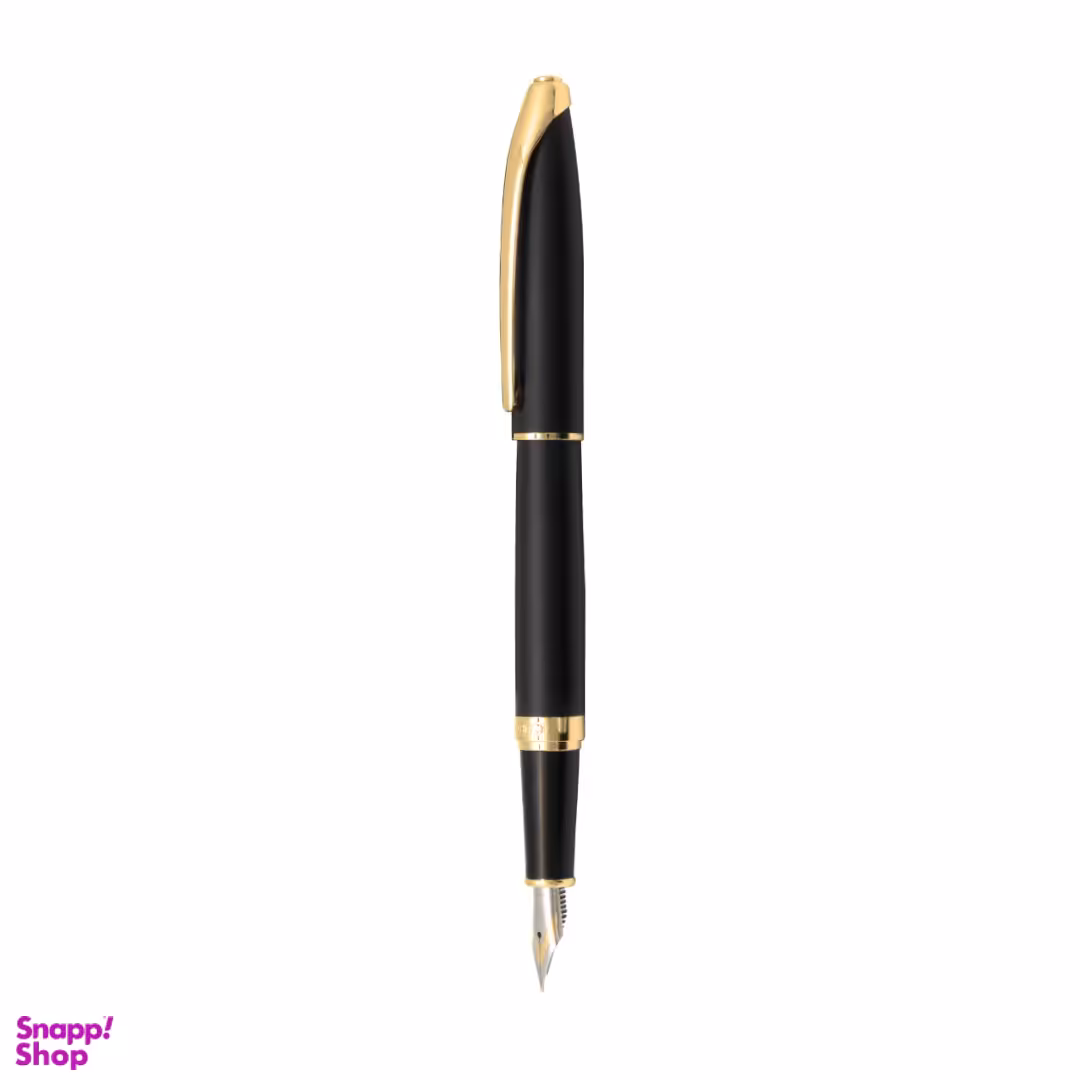 خود نویس یوروپن (Europen) مدل Ring بدنه مشکی با گیره زرد