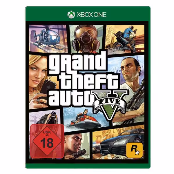 بازی کنسول مایکروسافت Grand Theft Auto V برای XBox One