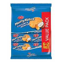بیسکوییت ناتی بایتس تیفانی با طعم نارگیل - tiffany nutty bites 