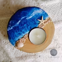 جاشمعی   رومیزی  طرح دریای خروشان