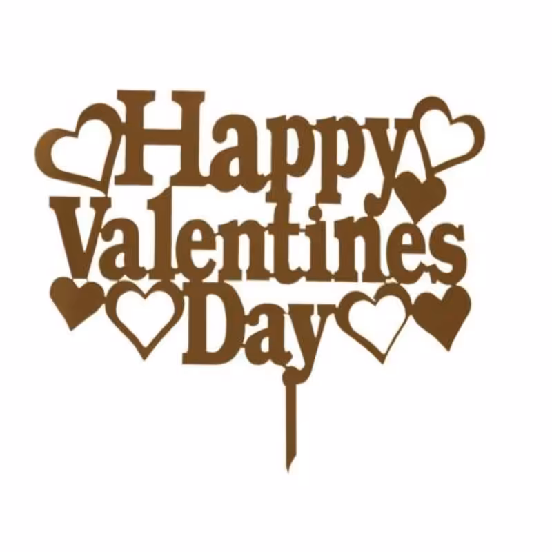 تاپر کیک مدل روز عشق