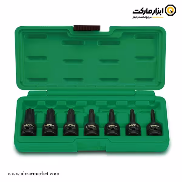 ست آلن بکسی ستاره ای تاپ تول فشار قوی 7 پارچه 1/2 اینچ مدل GDAI0701