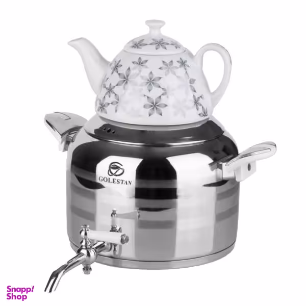 ست کتری و قوری گلستان مدل Sayeh-W