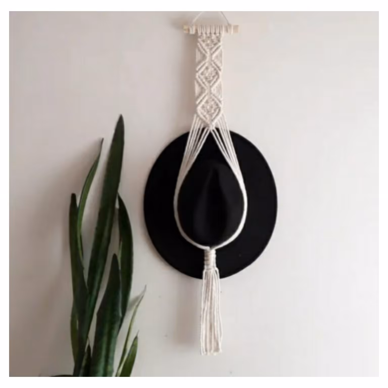 آویز کلاه مکرومه