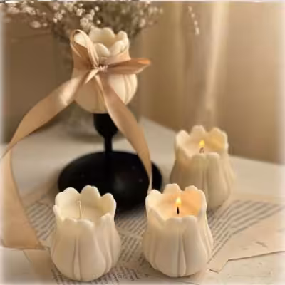 شمع طرح لاله کد 2007