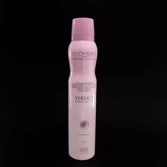 اسپری زنانه بادی کر رایحه ورساچه برایت کریستال  ماندگاری 24 ساعته مناسب برای روی لباس و بدن حجم 200 میلی لیتر