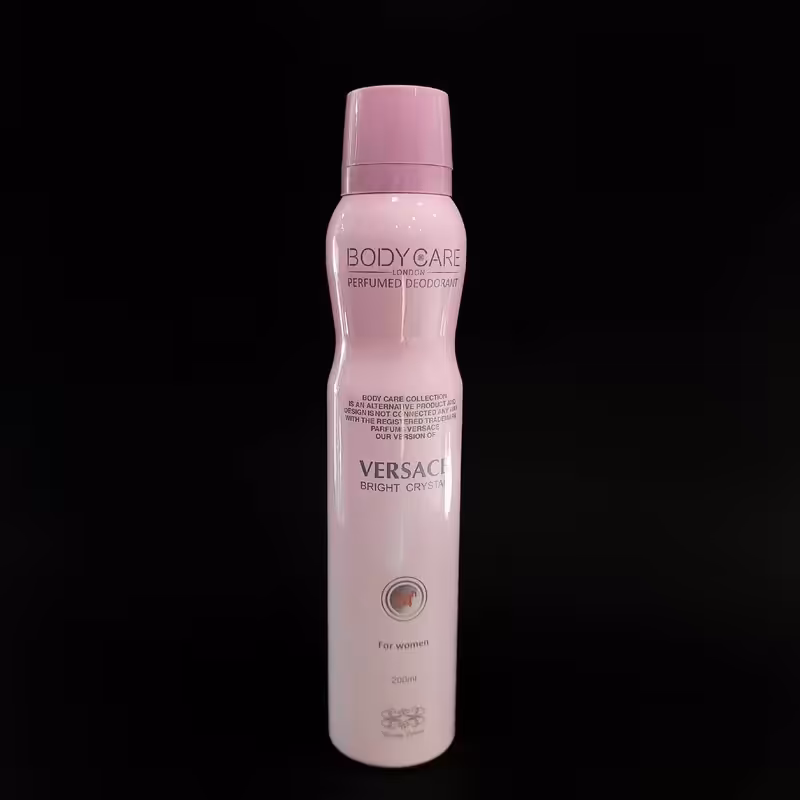 اسپری زنانه بادی کر رایحه ورساچه برایت کریستال  ماندگاری 24 ساعته مناسب برای روی لباس و بدن حجم 200 میلی لیتر