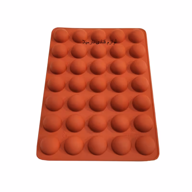 قالب دسر و کیک سیلیکونی نیم کره 35 خانه چهار سانتی